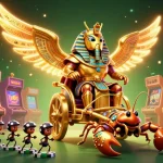 Experience the thrill of crazyvegas with colorful 3D casino elements and compelling characters.